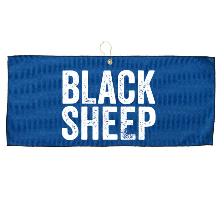 Black Sheep Large Microfiber Waffle Golf Towel