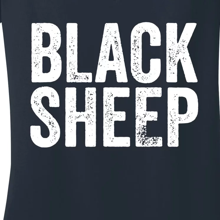 Black Sheep Women's V-Neck T-Shirt