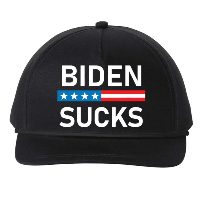 Biden Sucks Snapback Five-Panel Rope Hat