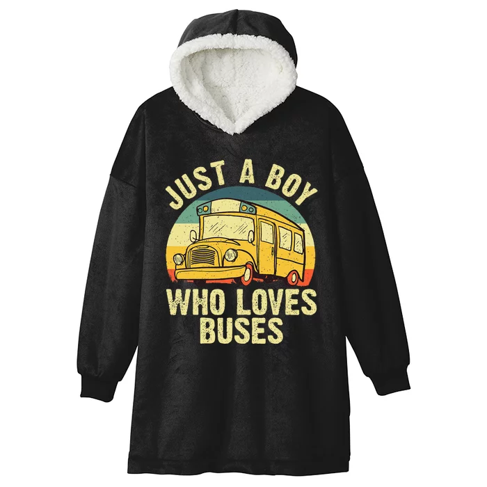 Best School Bus For Yellow Bus Lover Buses Hooded Wearable Blanket