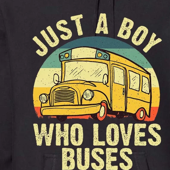 Best School Bus For Yellow Bus Lover Buses Premium Hoodie