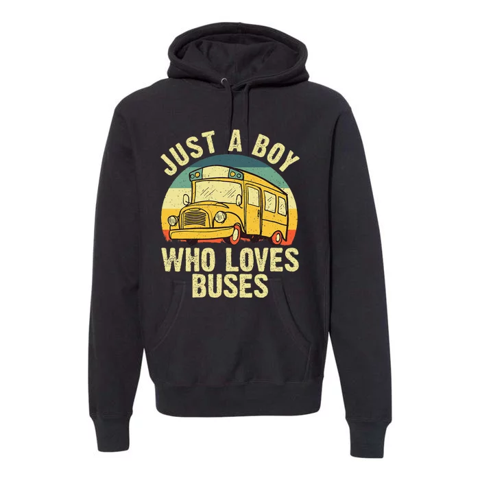 Best School Bus For Yellow Bus Lover Buses Premium Hoodie