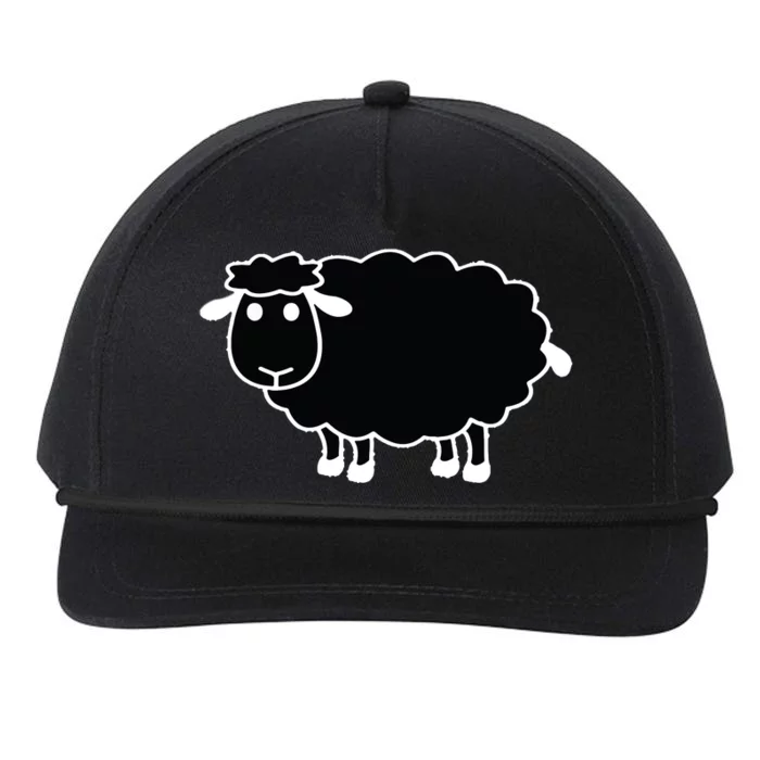 Black Sheep Snapback Five-Panel Rope Hat