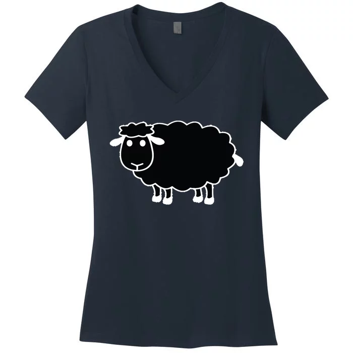 Black Sheep Women's V-Neck T-Shirt