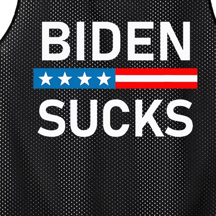 Biden Sucks Mesh Reversible Basketball Jersey Tank