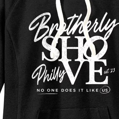 Brotherly Shove Women's Fleece Hoodie