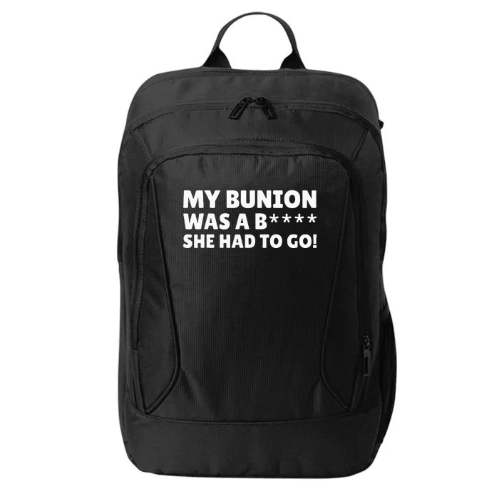 Bunion Surgery City Backpack