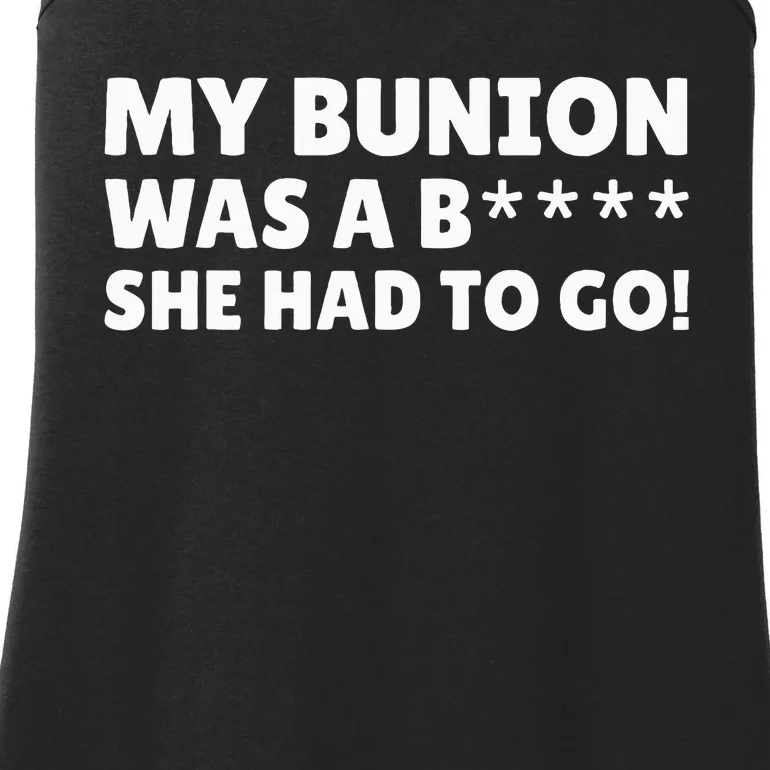 Bunion Surgery Ladies Essential Tank