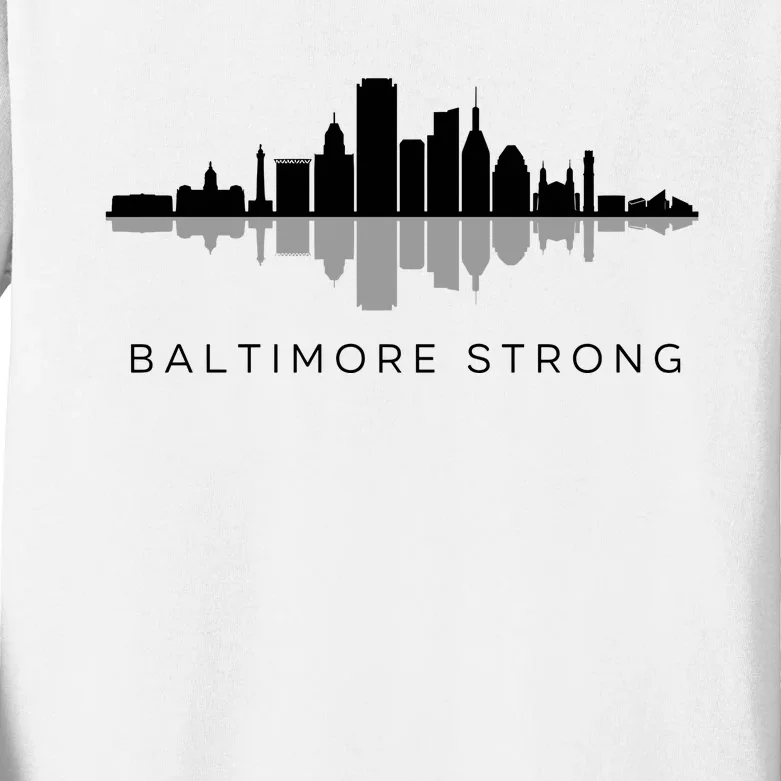 Baltimore Strong Kids Long Sleeve Shirt