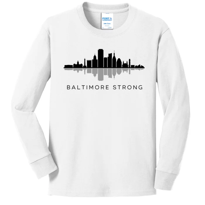 Baltimore Strong Kids Long Sleeve Shirt