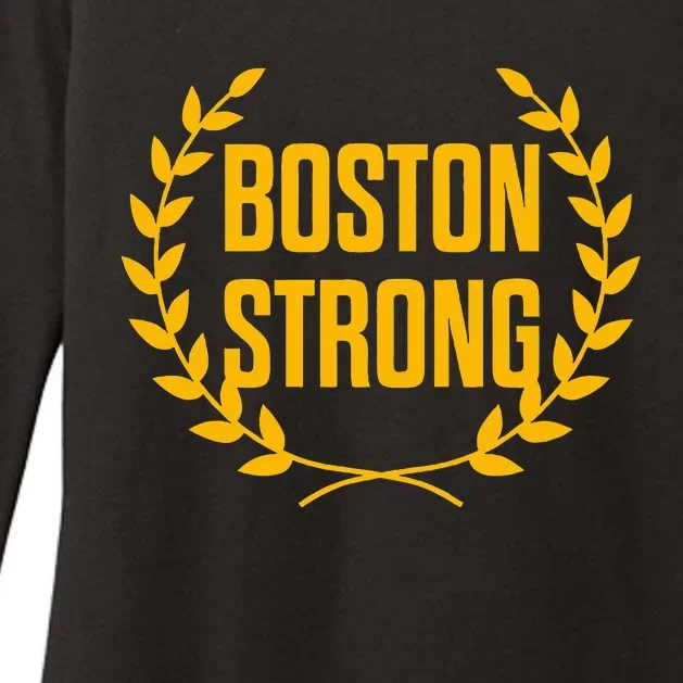 Boston Strong Womens CVC Long Sleeve Shirt