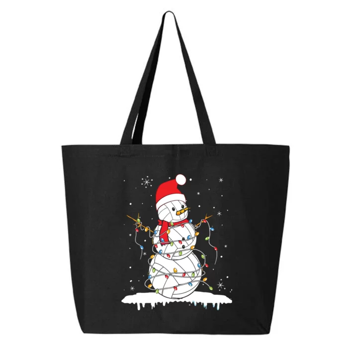 Baseball Snowman Balls Snow Christmas Xmas 25L Jumbo Tote