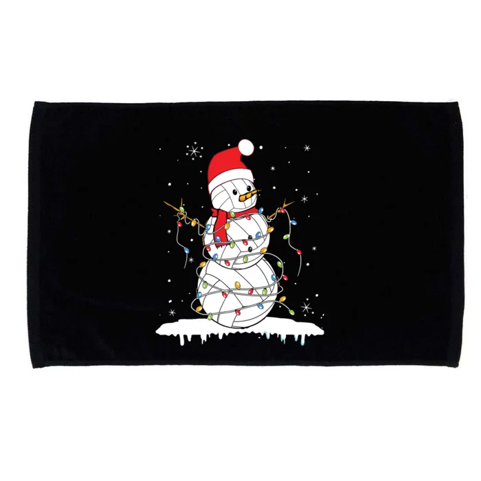 Baseball Snowman Balls Snow Christmas Xmas Microfiber Hand Towel