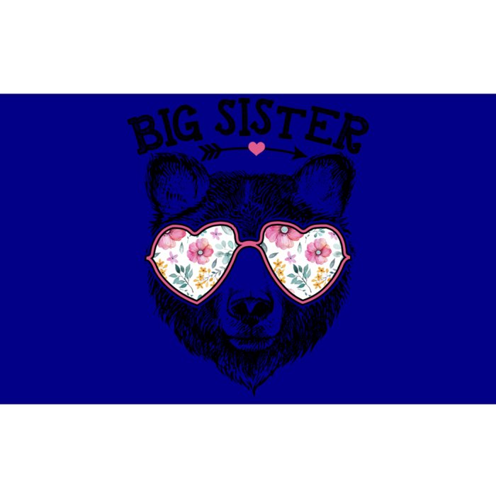 Big Sister Bear Mom Grandma Cute Floral Happy MotherS Day Gift Bumper Sticker