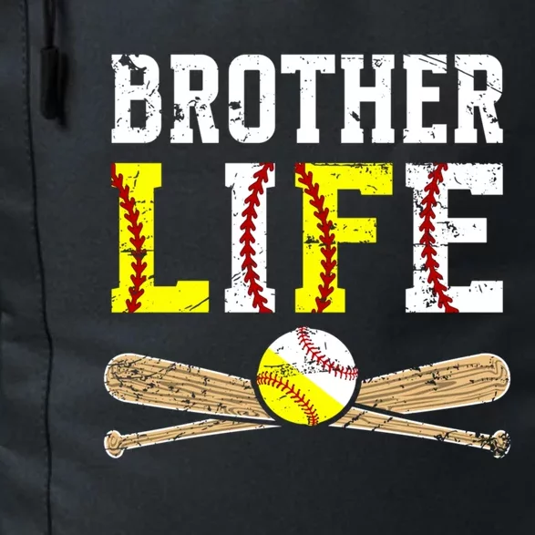 Baseball Softball Brother Life Softball Baseball Brother Gift Daily Commute Backpack