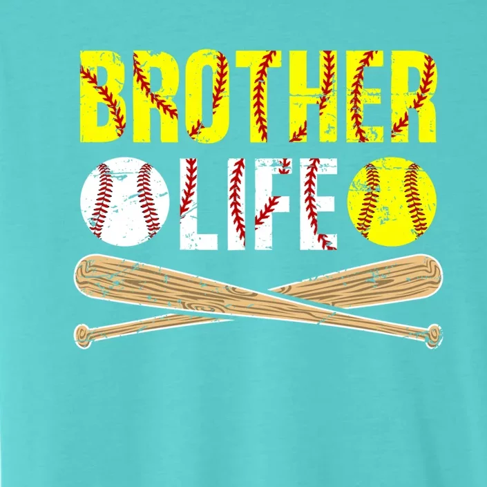 Baseball Softball Brother Life Softball Baseball Brother Cool Gift ChromaSoft Performance T-Shirt