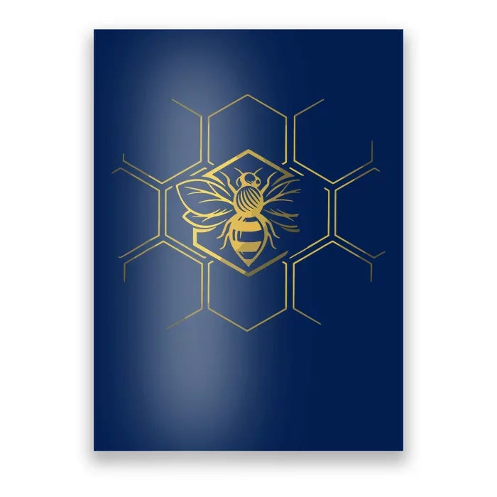 Beekeeper Shirts, Beekeeping Honeycomb Love For Bees Poster