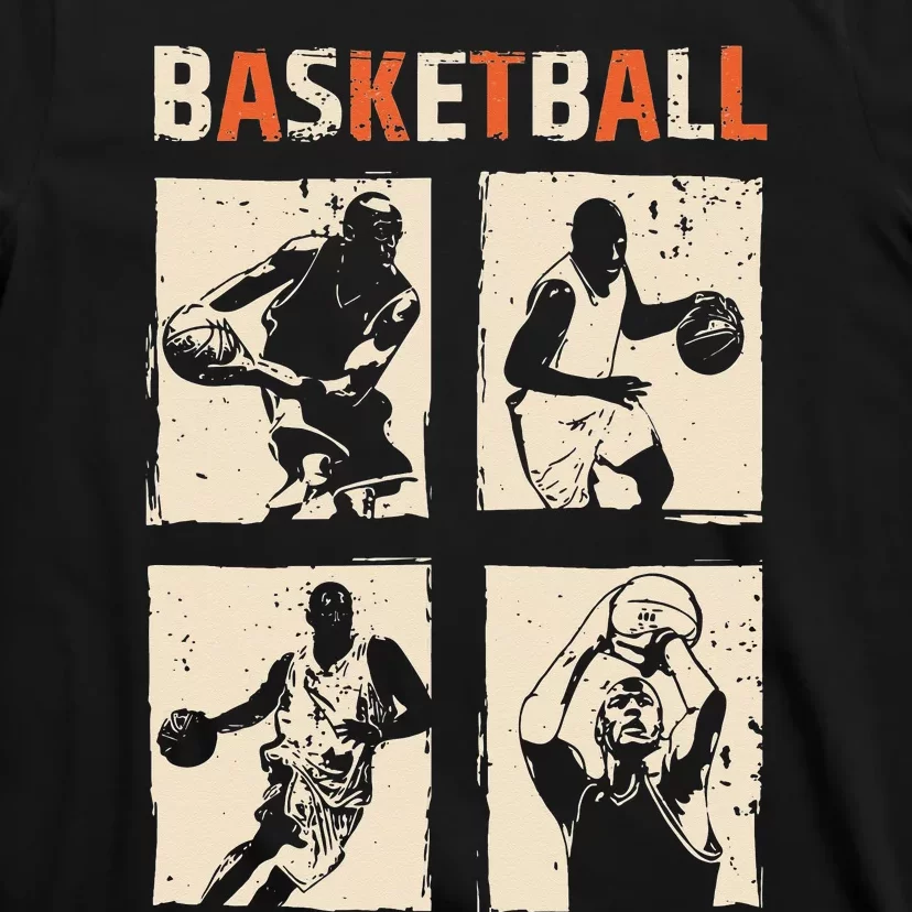 Basketball Sports Ball Player Dad Mom Gifts for mom T-Shirt