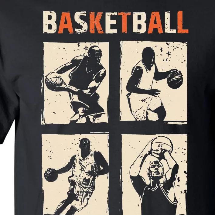 Basketball Sports Ball Player Dad Mom Gifts for mom Tall T-Shirt