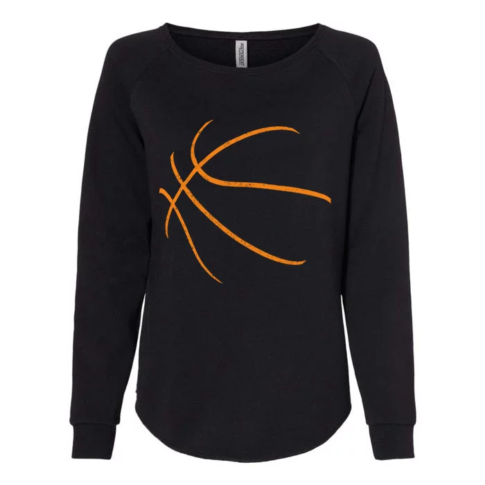 Basketball Silhouette Bball Player Coach Sports Baller Gift Cool Gift Womens California Wash Sweatshirt