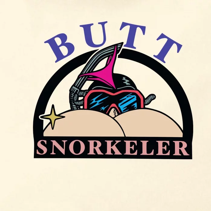 Butt Snorkeler Zip Tote Bag