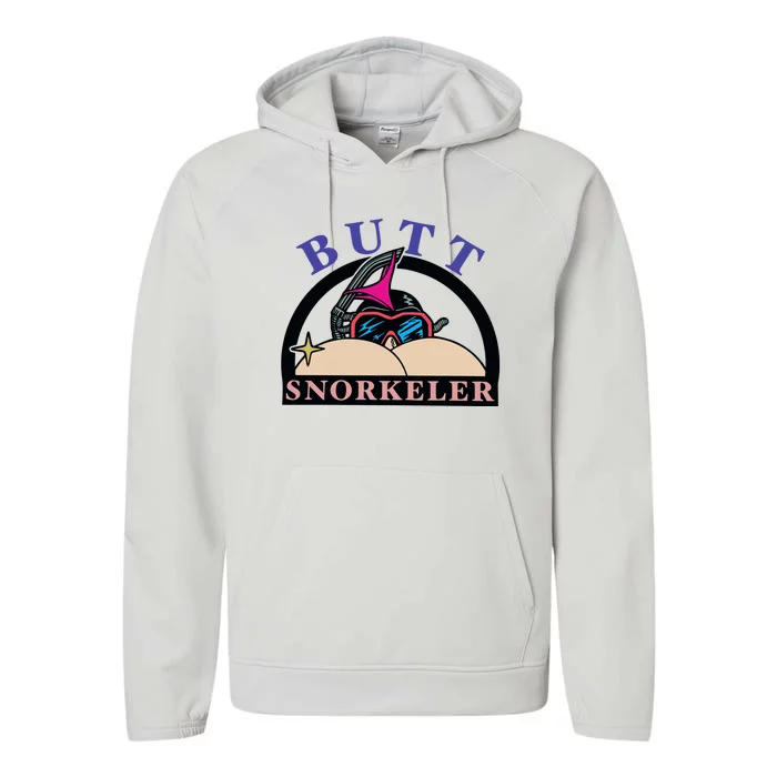 Butt Snorkeler Performance Fleece Hoodie