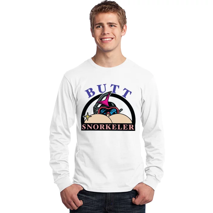 Butt Snorkeler Long Sleeve Shirt