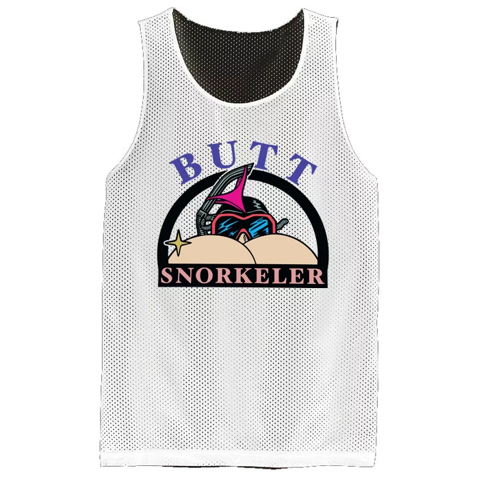 Butt Snorkeler Mesh Reversible Basketball Jersey Tank