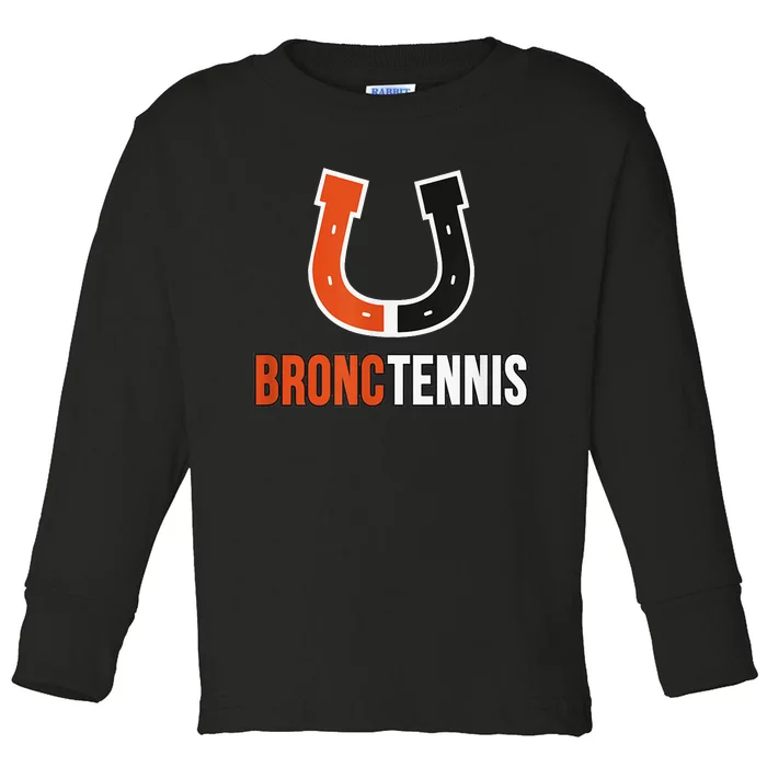 Billings Senior Bronc Tennis Toddler Long Sleeve Shirt