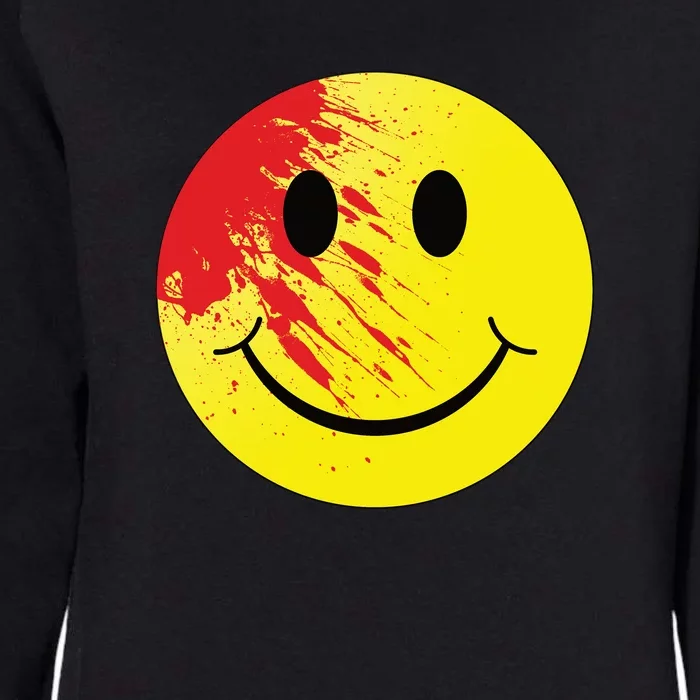 Bloody Smiley Womens California Wash Sweatshirt