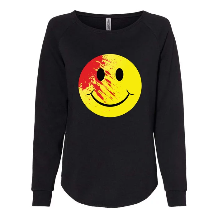 Bloody Smiley Womens California Wash Sweatshirt