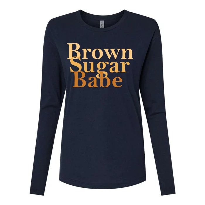 Brown Sugar Babe Womens Cotton Relaxed Long Sleeve T-Shirt