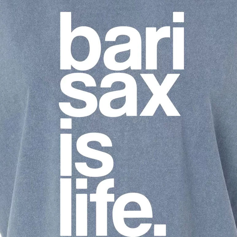 Baritone Saxophone Bari Sax Marching Band Music Is Life Tee Garment-Dyed Women's Muscle Tee