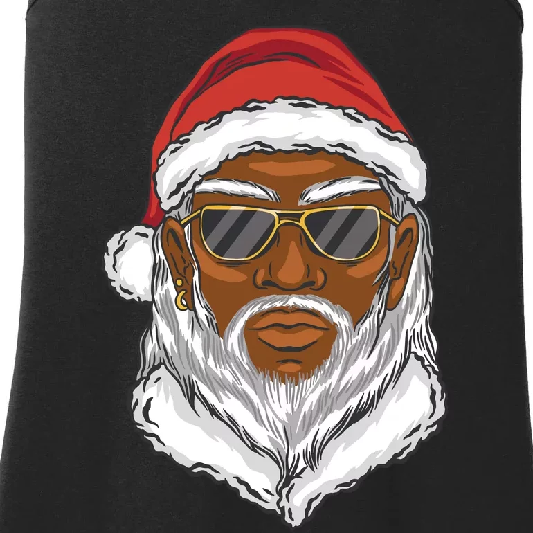 Black Santa Ladies Essential Tank