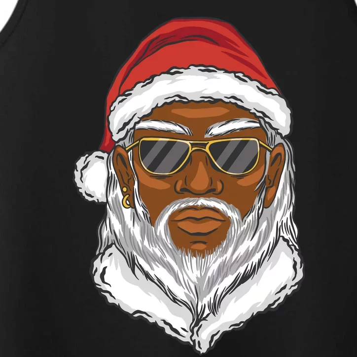 Black Santa Performance Tank