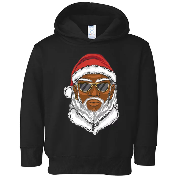 Black Santa Toddler Hoodie