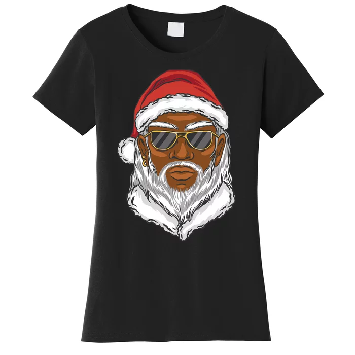 Black Santa Women's T-Shirt