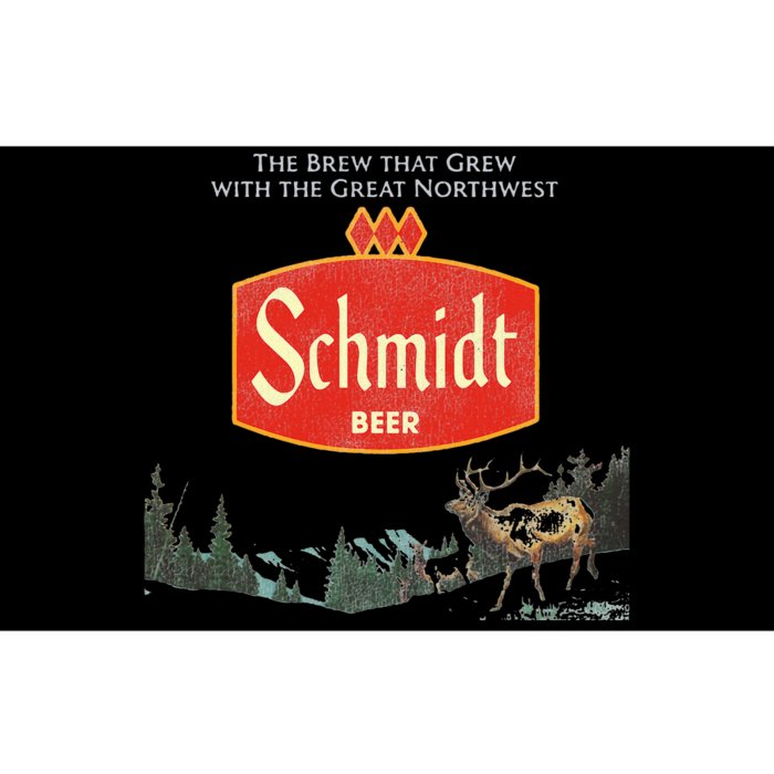 Beer Schmidt Beer Retro Defunct Nature Scene Bumper Sticker