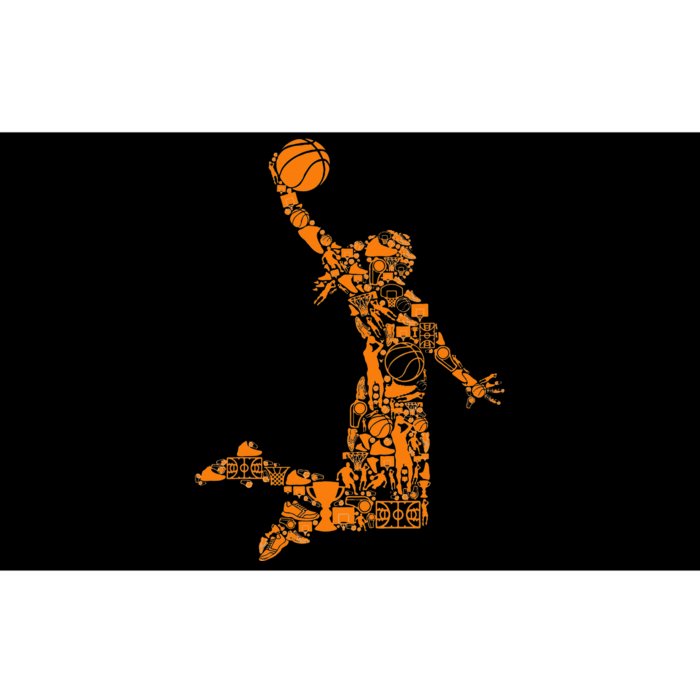 Basketball Silhouette Bball Player Coach Sports Baller Bumper Sticker