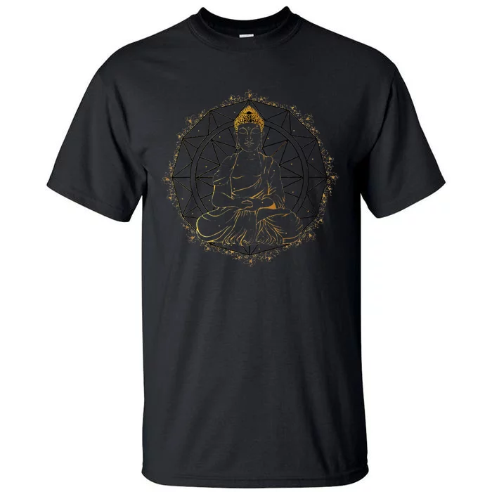 Buddha Statue Buddhist Buddhism Zen Yoga Meditation Guatama Tall T-Shirt