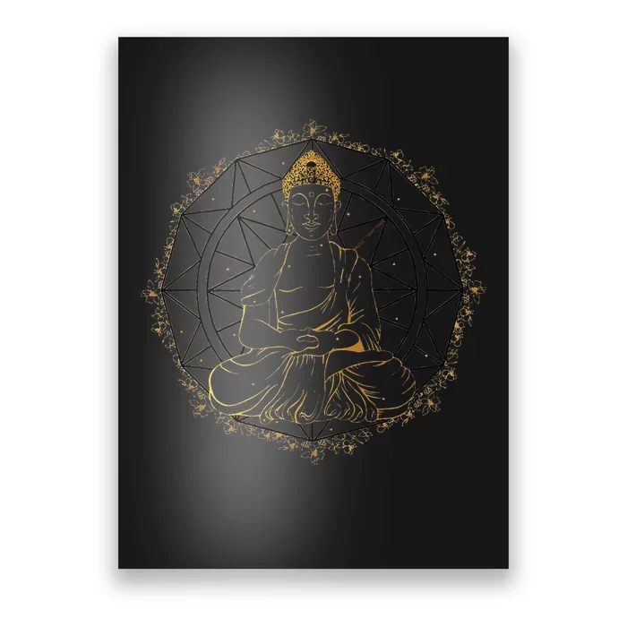 Buddha Statue Buddhist Buddhism Zen Yoga Meditation Guatama Poster