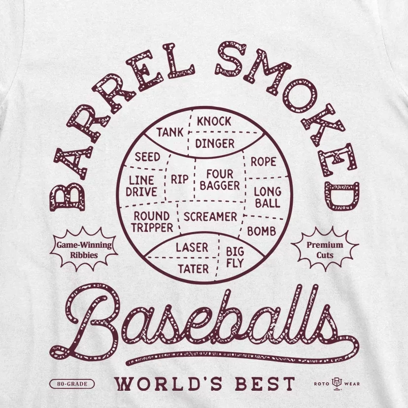 Barrel Smoked Baseballs T-Shirt