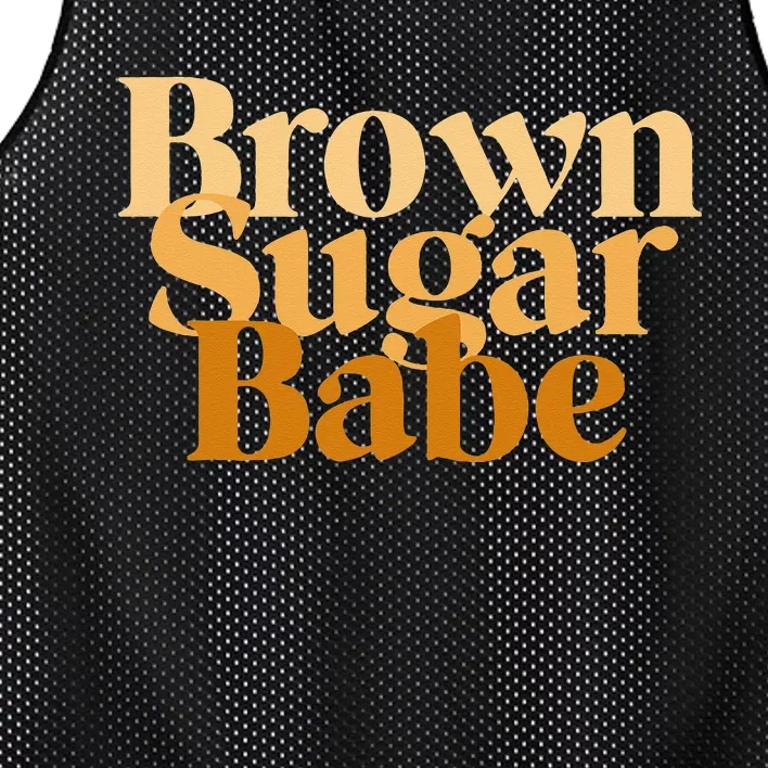 Brown Sugar Babe Proud Black Women African Pride Mesh Reversible Basketball Jersey Tank