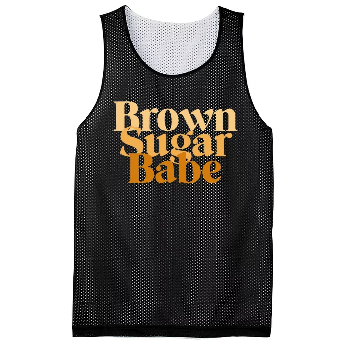 Brown Sugar Babe Proud Black Women African Pride Mesh Reversible Basketball Jersey Tank