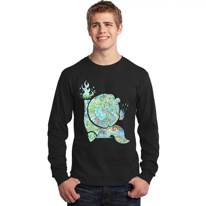 Burning Snail Tall Long Sleeve T-Shirt