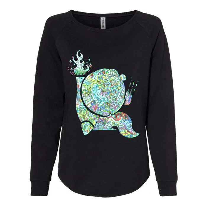 Burning Snail Womens California Wash Sweatshirt