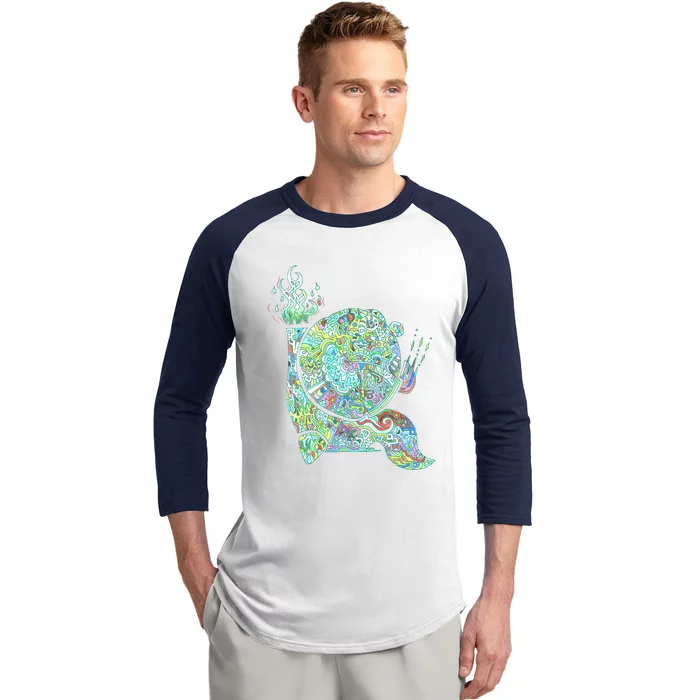 Burning Snail Baseball Sleeve Shirt