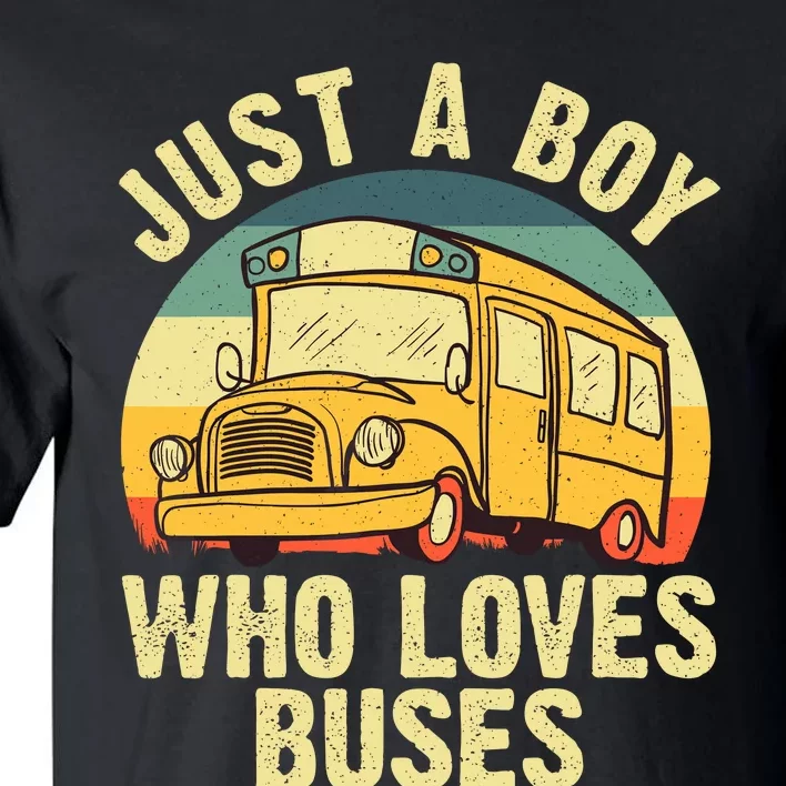 Best School Bus Yellow Bus Lover Buses Tall T-Shirt