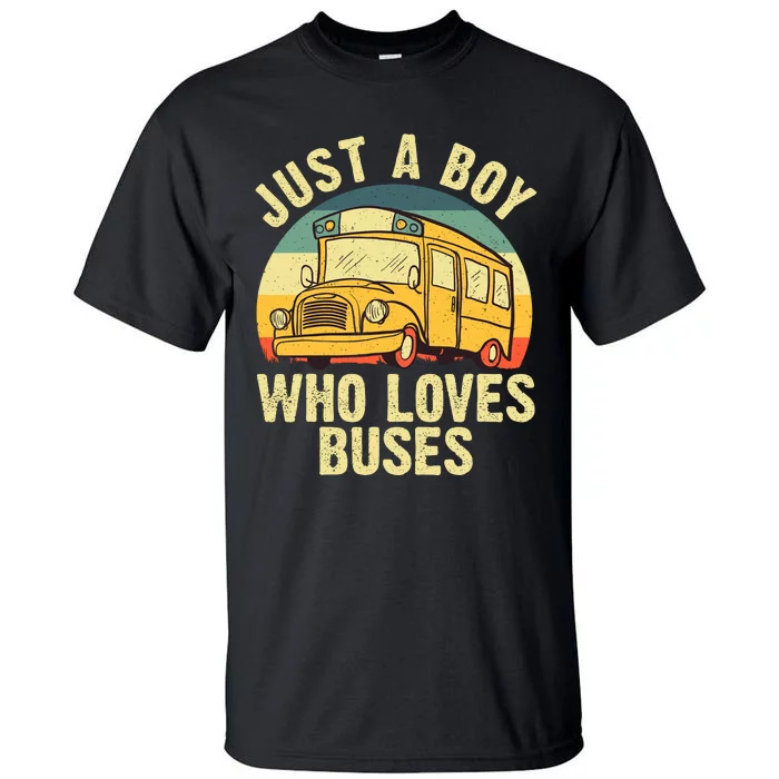 Best School Bus Yellow Bus Lover Buses Tall T-Shirt