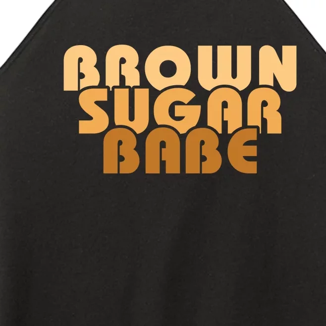 Brown Sugar Babe Proud Black Women African Pride Women’s Perfect Tri Rocker Tank